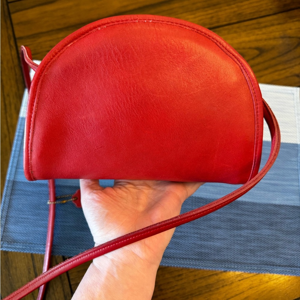 Coach Vintage Kimball bag in the color red